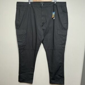 Ocean & Coast Men's Ripstop Pants 46x31 Cargo‎ Utility Big & Tall Harsh Gray NWT